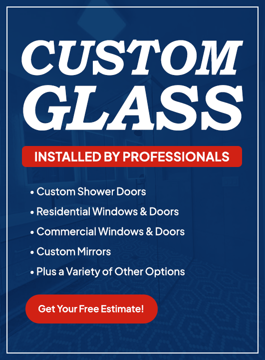 Custom glass services advertisement image
